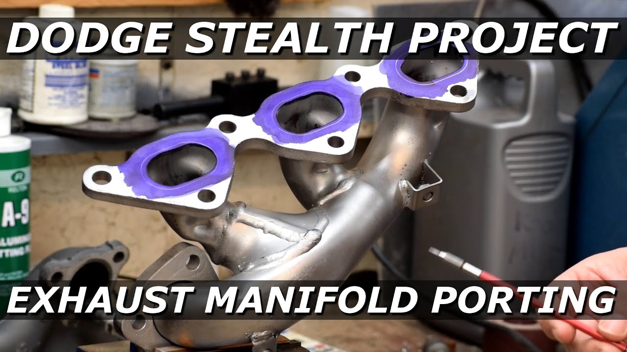FNR Stealth Project Ep 10 - Porting Exhaust Manifolds