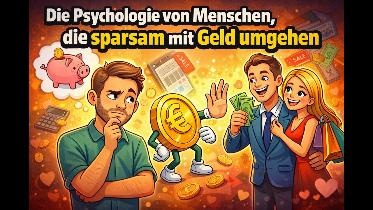 Psychologie von Menschen, die sparsam mit Geld umgehen.