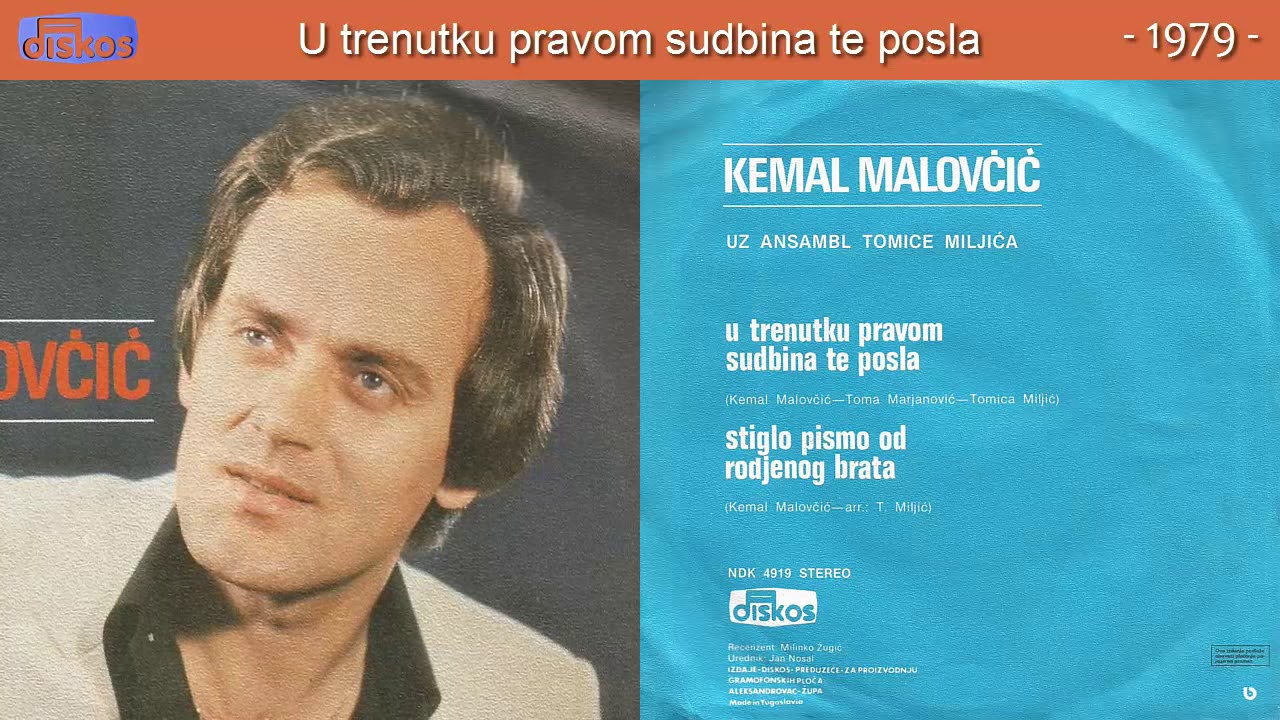 Kemal Malovcic - U trenutku pravom sudbina te posla - (Audio 1979)