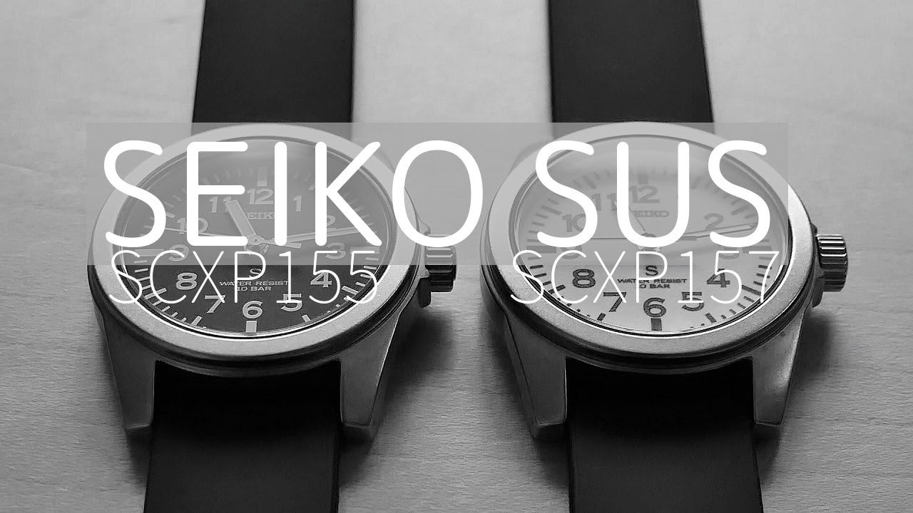 【ミニマル派や無印派にも！】35mmボーイズサイズのセイコー”SUS サス”復刻モデルを大人買いレビュー【 SEIKO  SCXP155 & SCXP157 】