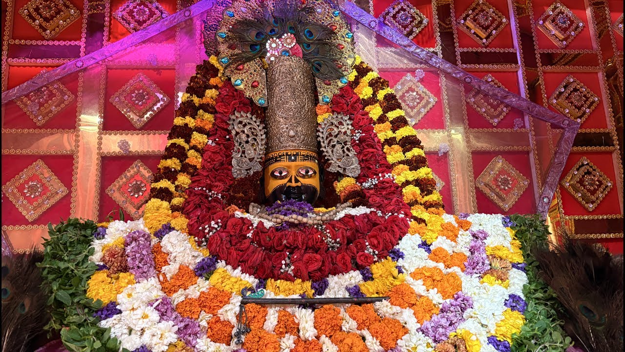 श्री खाटू श्याम जी की श्रृंगार आरती खाटू खोड़ाधाम 🛕🕉️ #shyam #khatushyam #live #darshan 