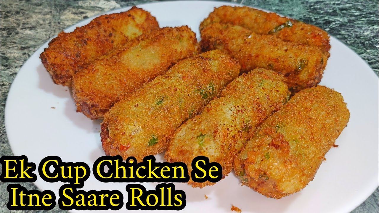 Iftar Special Make And Freeze Chicken Roll Recipe|Ramzan 2024 Recipe 5