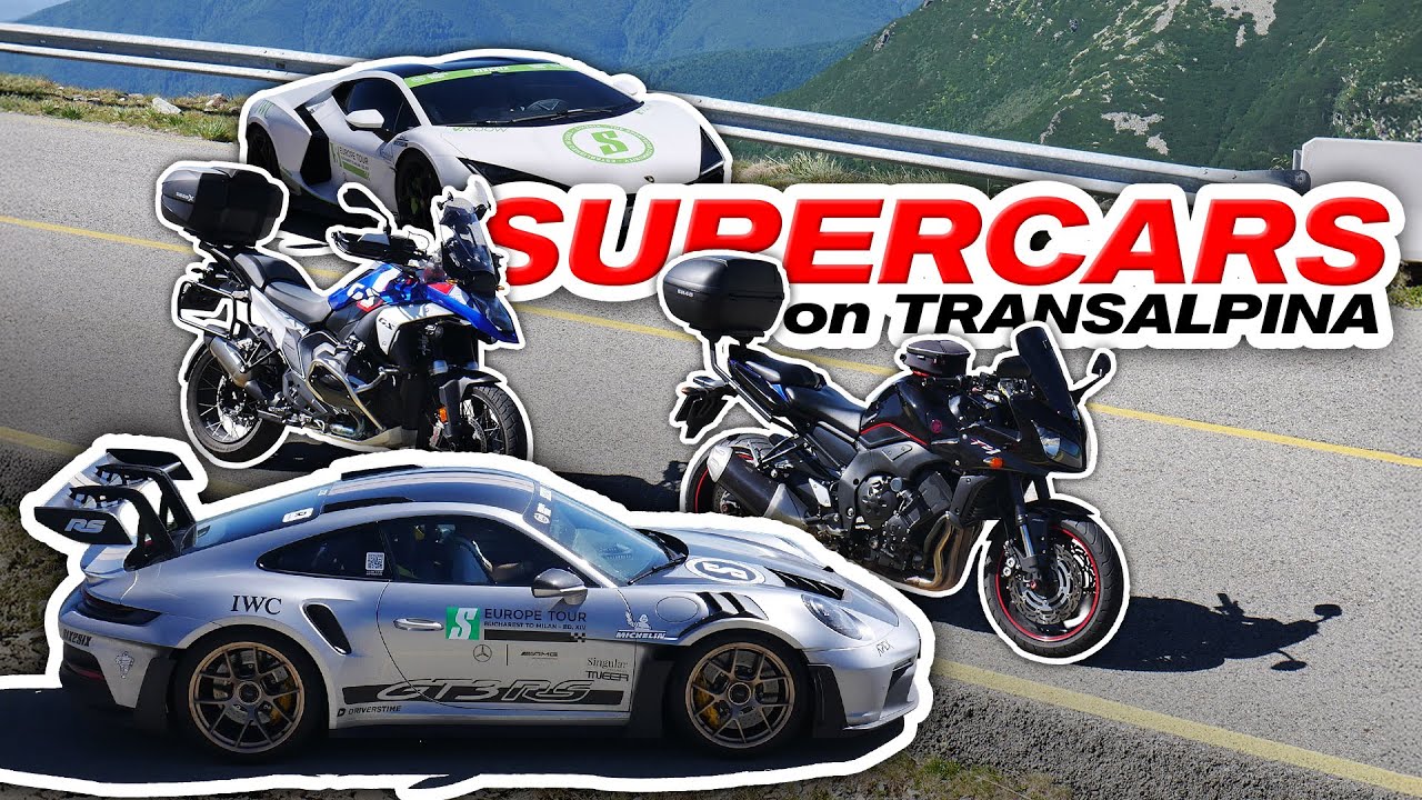Yamaha FZ1 Fazer Meets Supercars on the Mountain Road 🏍️⛰️  |   Transalpina POV Ride