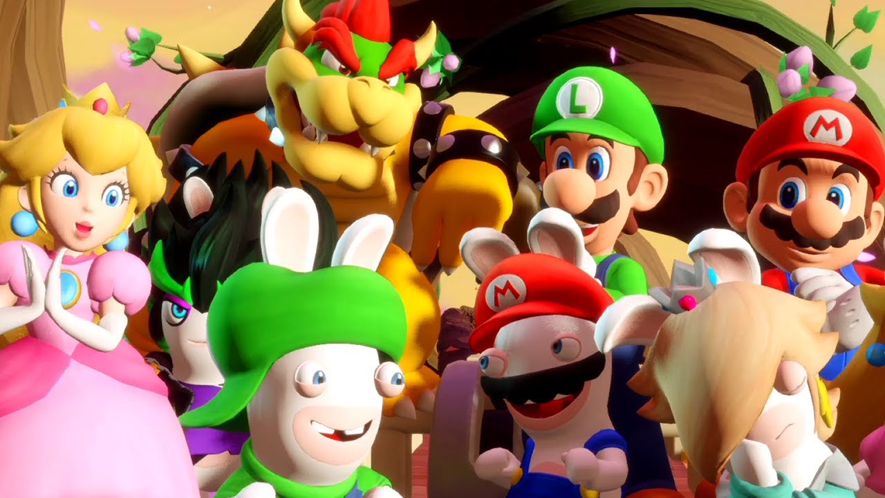 Mario + Rabbids Sparks of Hope - Walkthrough Gameplay Part 5 - Darkmess Wiggler Fight at Terra Flora