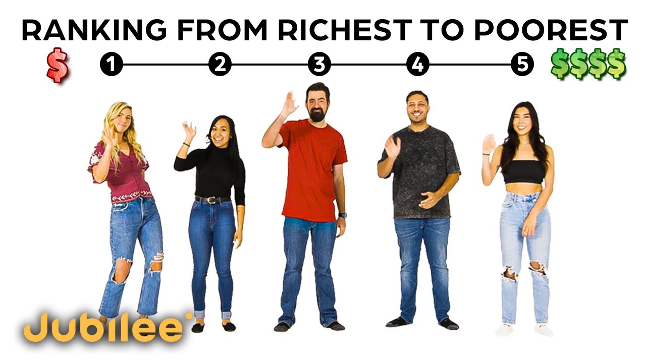 Strangers Rank Themselves Richest To Poorest
