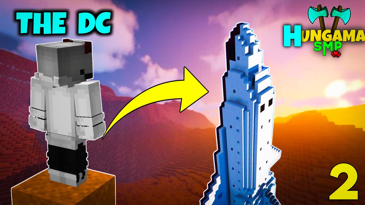 OMG! We went to MARS in MINECRAFT!  HUNGAMA SMP [S-2 PART 2]