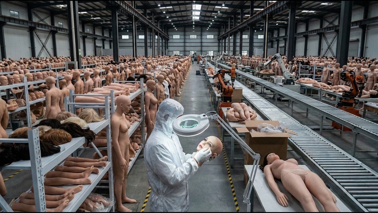 Inside the Largest and Most Realistic Hyper-Realistic Mannequin Factory in the World (Full Process)