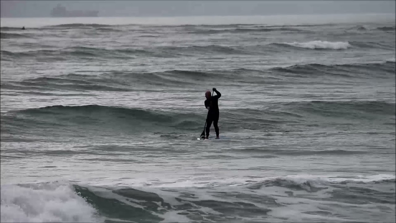 The McConks Freedom 10'6 in SUP surfing mode.