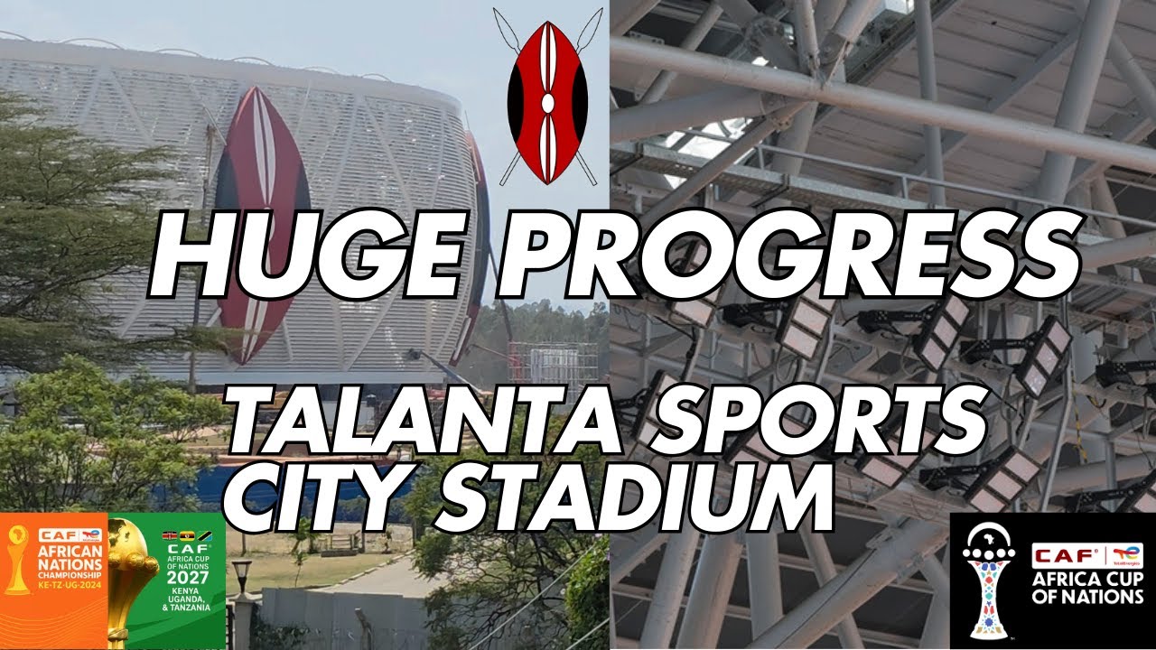 Talanta Stadium Is Transforming! Full Tour: Pitch, Canopy & Floodlights Progress 2026