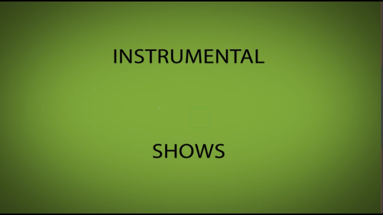 Instrumental Shows - promo