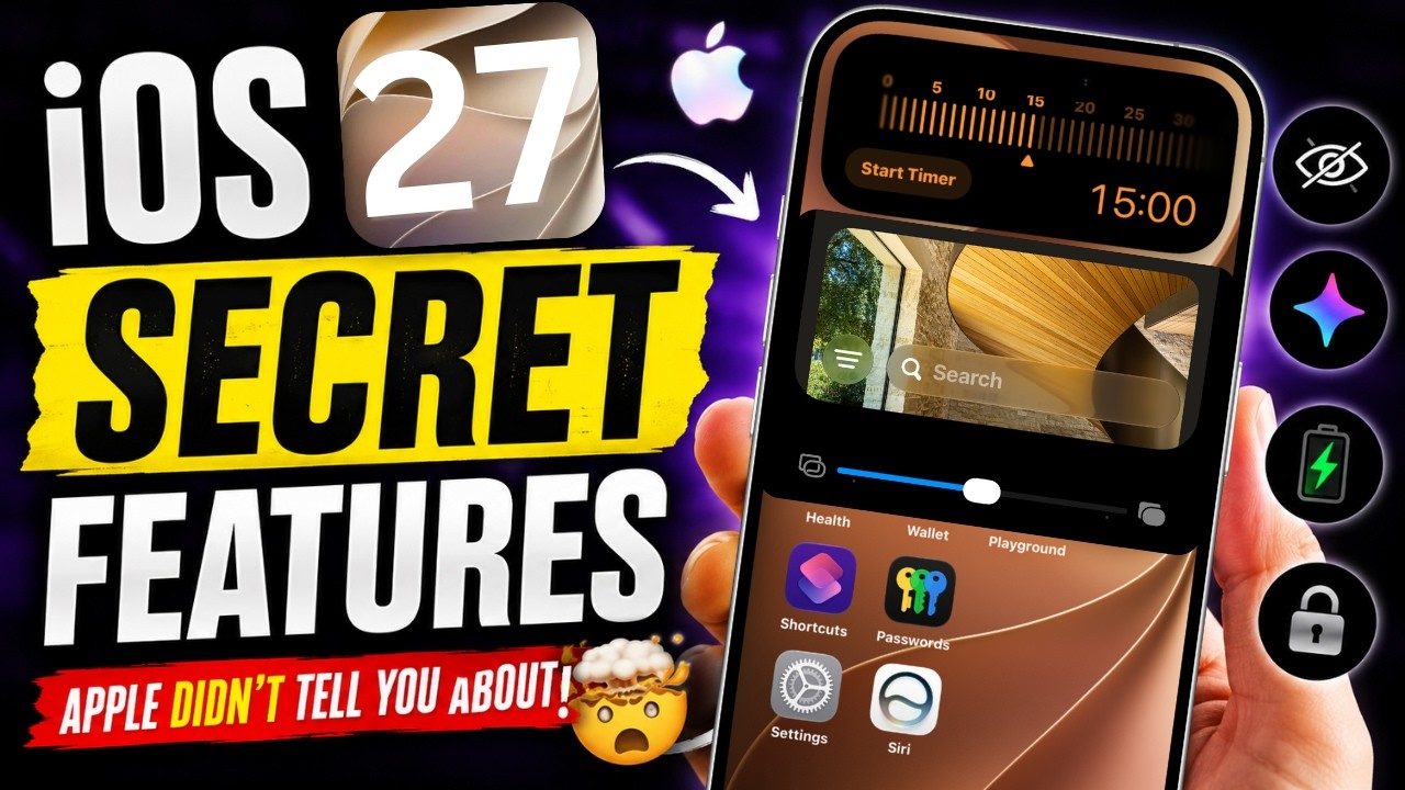 Top iOS 27 Hidden Features Every iPhone User Should Know (HINDI)