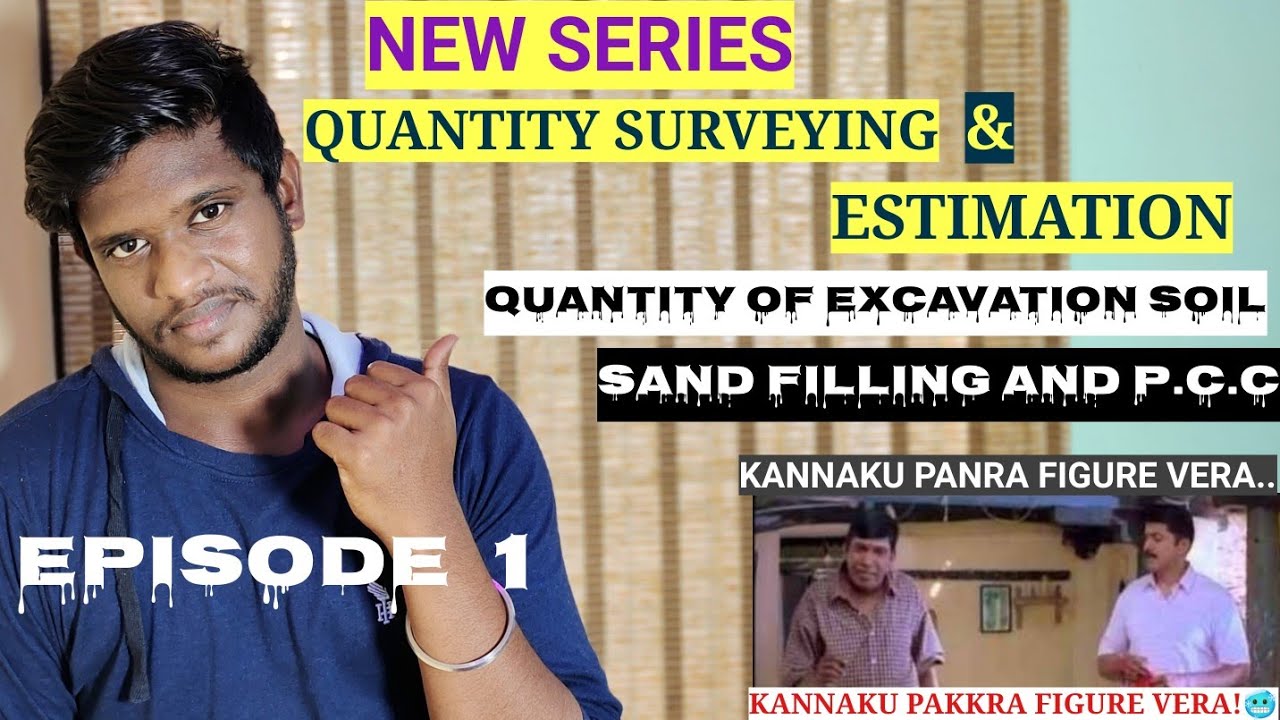EPISODE 1 | Estimation and quantity surveying | quantity of excavation and P.C.C | KPFV KPFV.