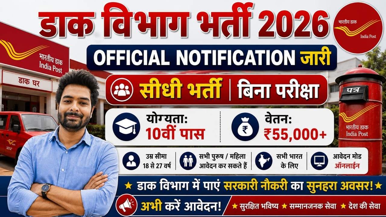 GDS Vacancy 2026 | Post Office Vacancy 2026 | India Post GDS Vacancy 2026 | Post Office Recruitment