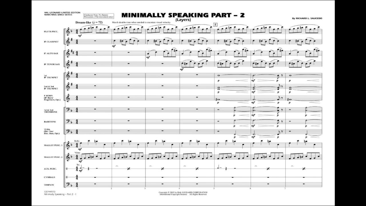 Minimally Speaking - Part 2 (Layers) by Richard L. Saucedo