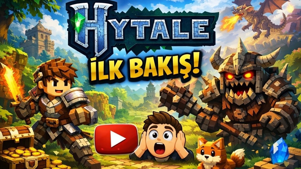 Minecraft’a Rakip Yeni Oyun! | HYTALE İlk Bakış