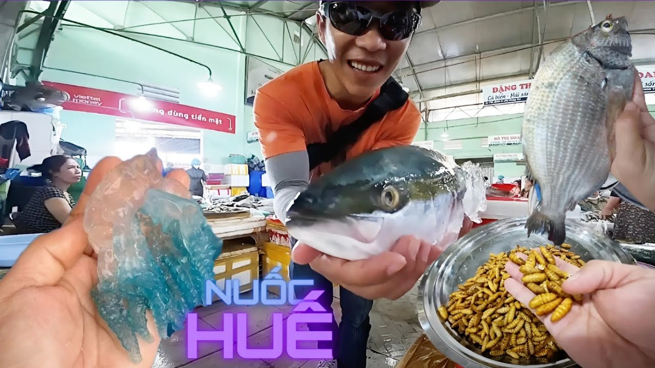Thăm Quan Chợ Hải Sản Đống Đa Đà Nẵng Gặp Nuốc Huế Tươi