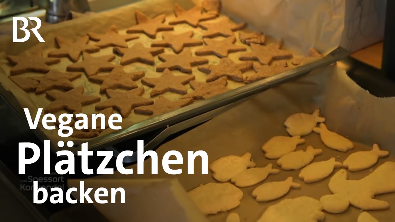 Weihnachtsbäckerei ohne Ei und Butter: Selbstgemachte vegane Plätzchen | Backen | BR