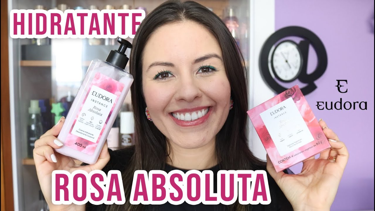 NOVO HIDRATANTE INSTANCE ROSA ABSOLUTA: ME LEMBROU ALGUM? ENSABOA? &Eacute; GOSTOSO?