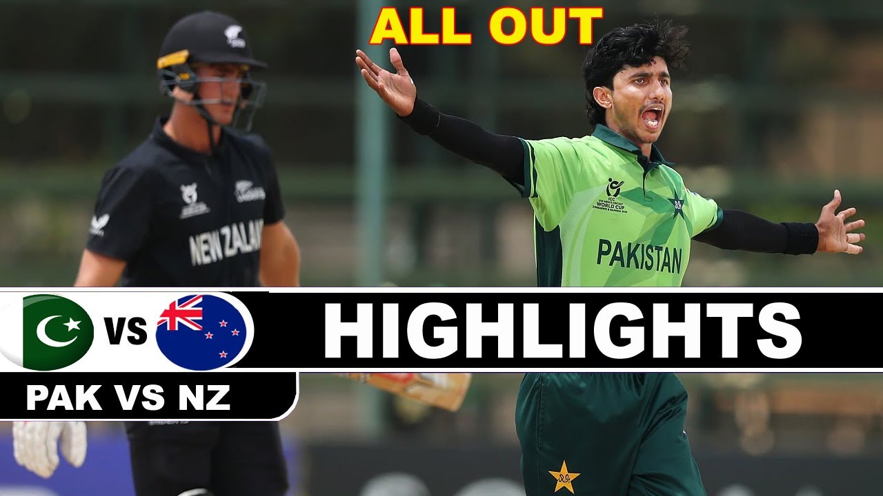 PAKISTAN VS NEW ZEALAND ICC U19 WORLD CUP 2026 MATCH HIGHLIGHTS | PAK VS NZ MATCH HIGHLIGHTS 2026