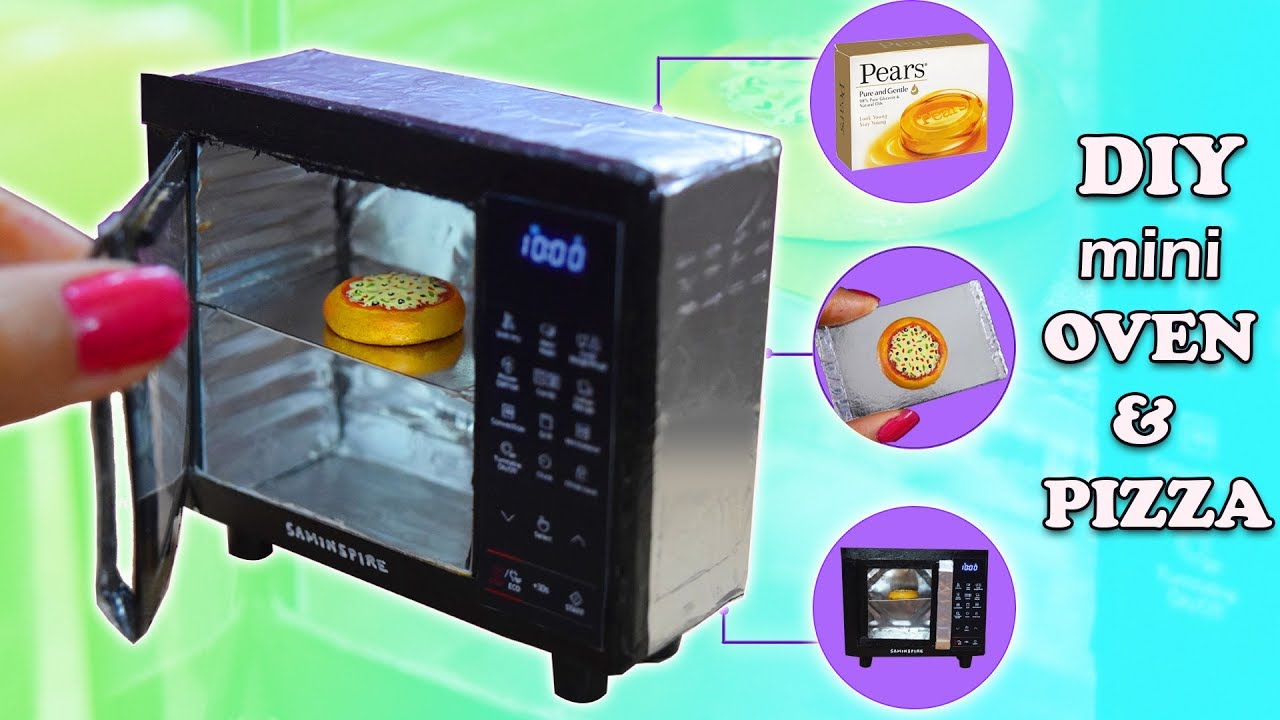 Best out of waste: Soap Box Recycle Craft | Mini Toy Oven & Pizza DIY | Saminspire