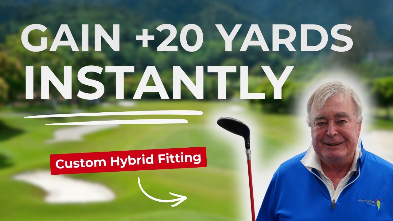 Can We Fix The HUGE Yardage Gap? Custom Hybrid Fitting