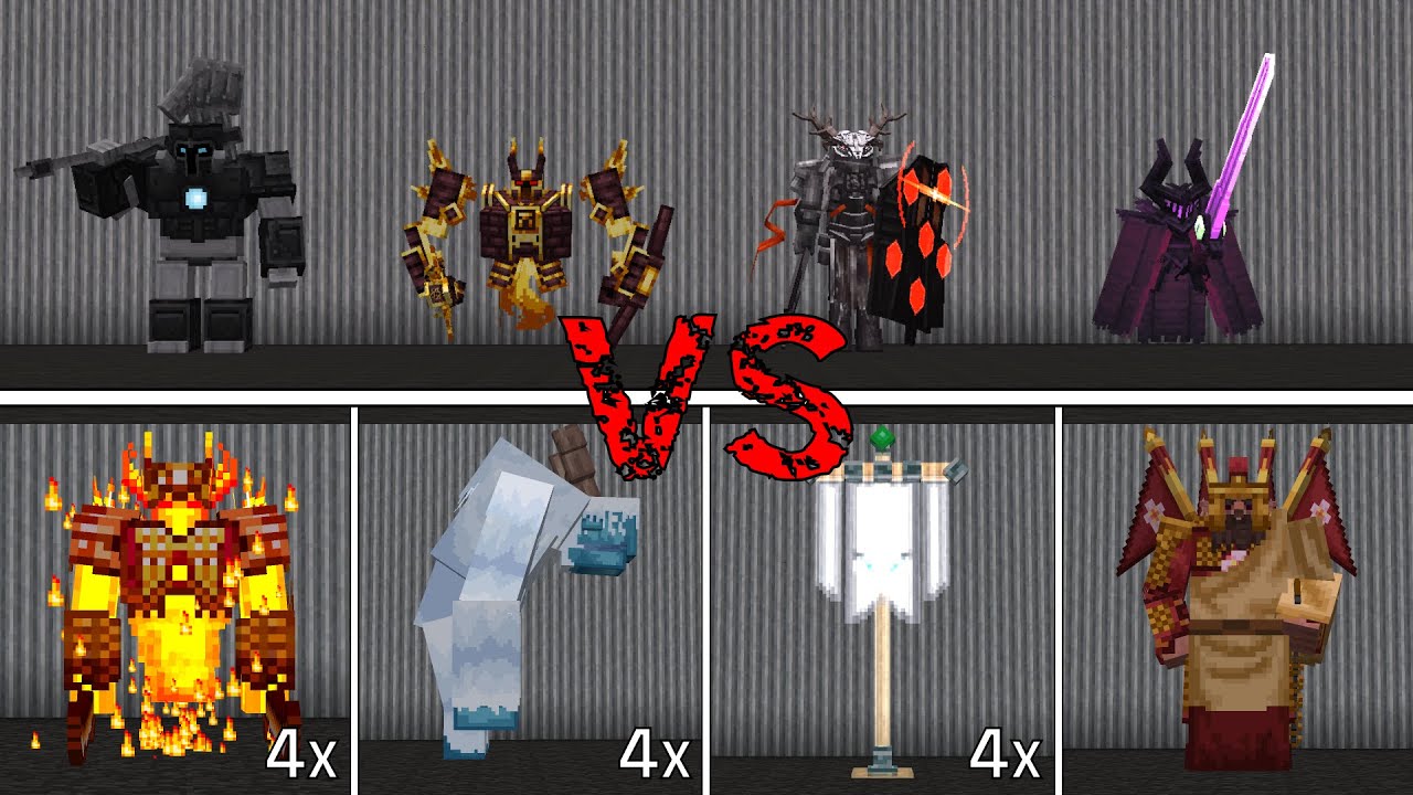 Greater Knight Squad vs. Jerotes Village | Minecraft Mob Battle 72