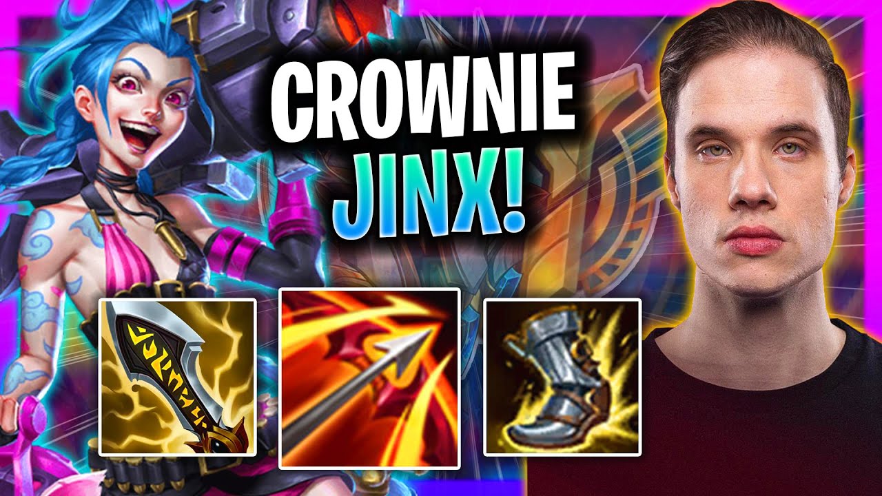 CROWNIE IS INSANE WITH JINX! | LR Crownie Plays Jinx ADC vs Corki!  Season 2025
