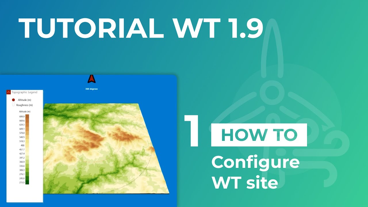 Meteodyn WT 1.9 tutorials: How to configure a site