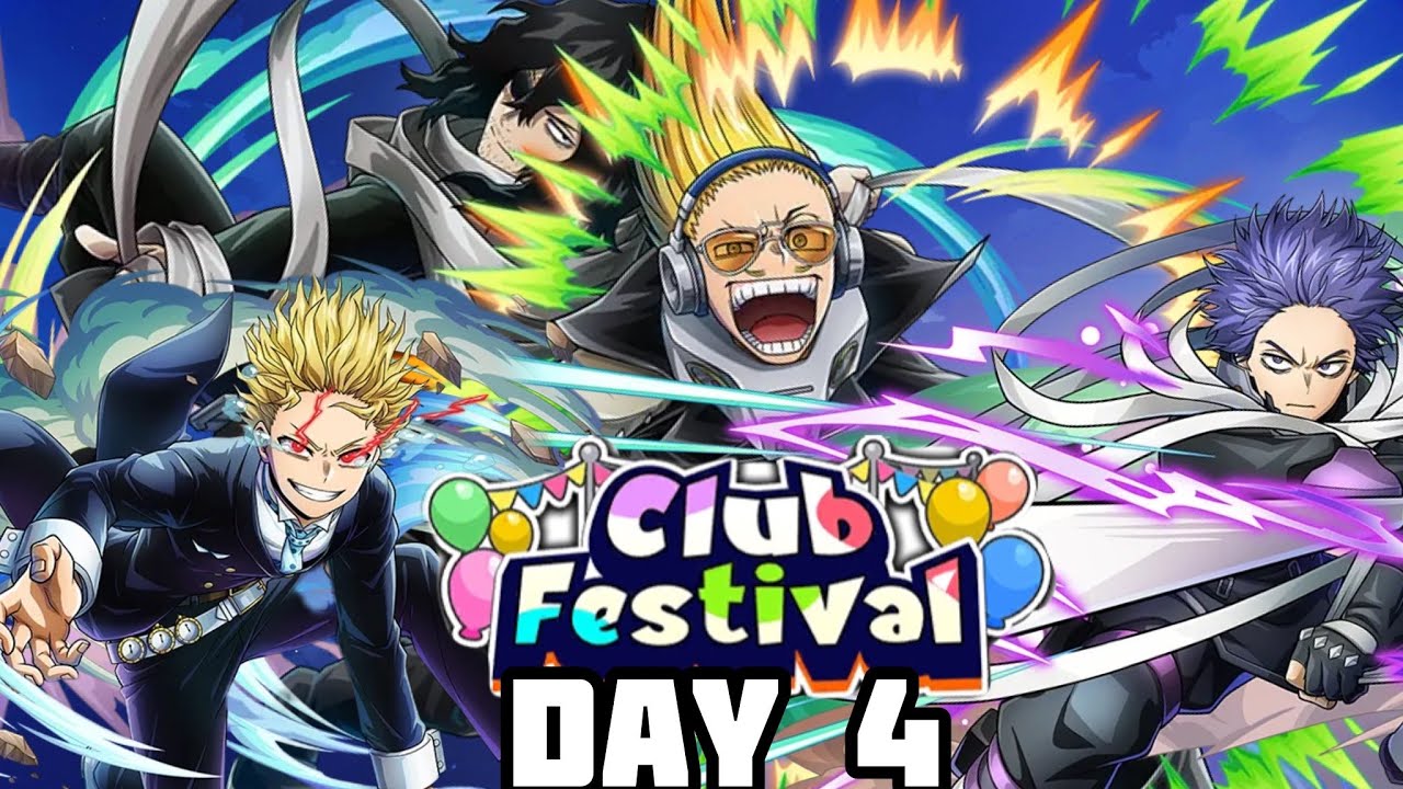 MY HERO ACADEMIA ULTRA IMPACT 9TH CLUB FESTIVAL DAY 4 THE DEBUFF TEAM HAS ARRIVED TO RUIN YOUR DAY