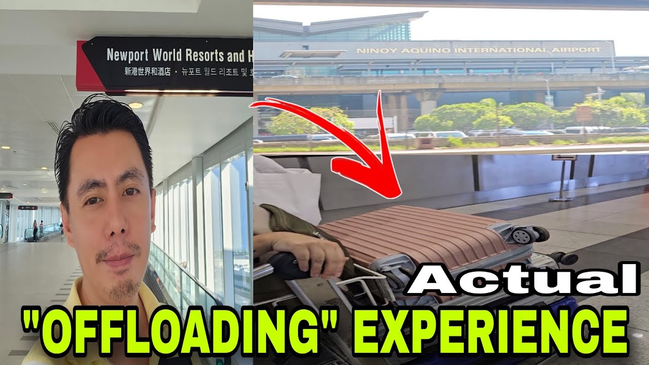 ACTUAL "OFFLOAD" EXPERIENCE | sa NAIA Terminal 3 due to US Transit Visa | Baguio - Manila Travel