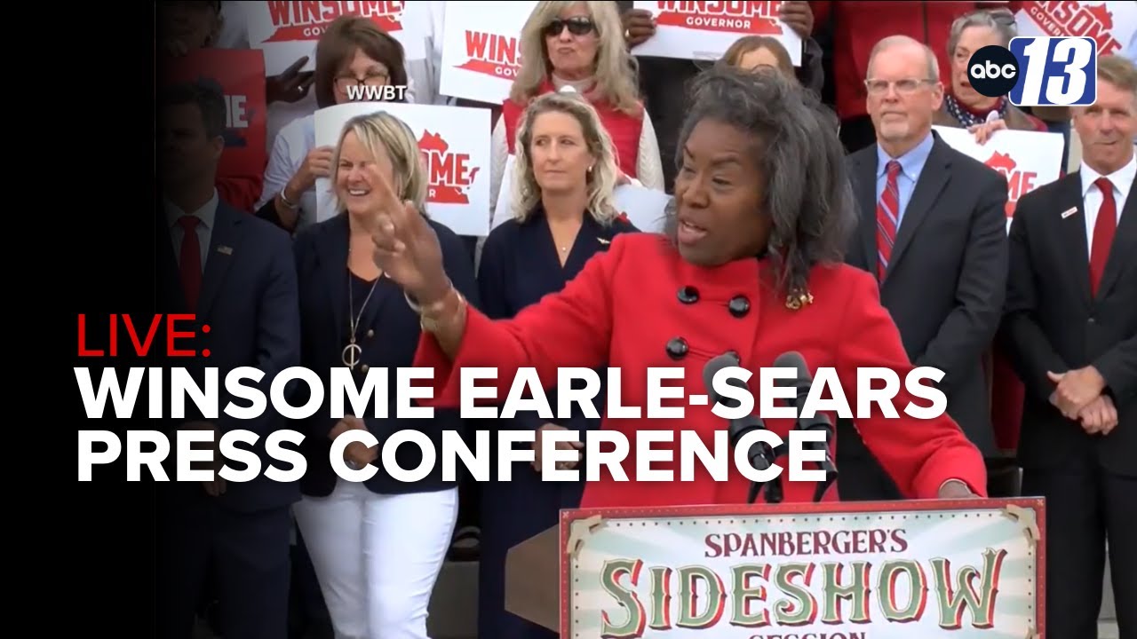 LIVE: Winsome Earle-Sears holds press conference