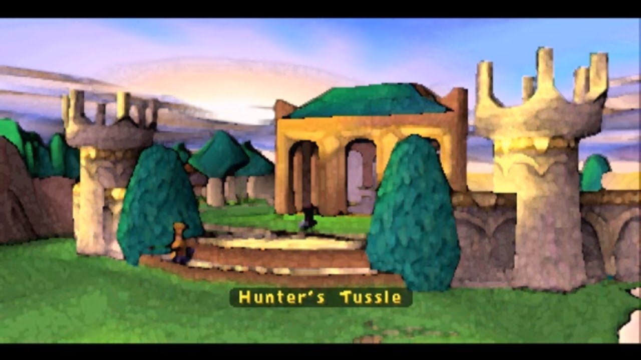 Spyro 3 - Cutscene 8: Hunter's Tussle