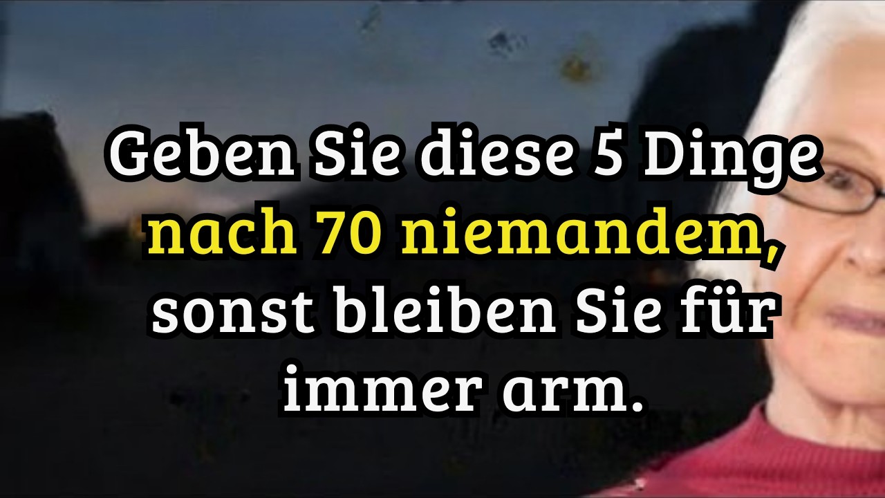 5 Dinge, die Senioren über 70 niemals weggeben sollten, um nicht für immer arm zu bleiben!