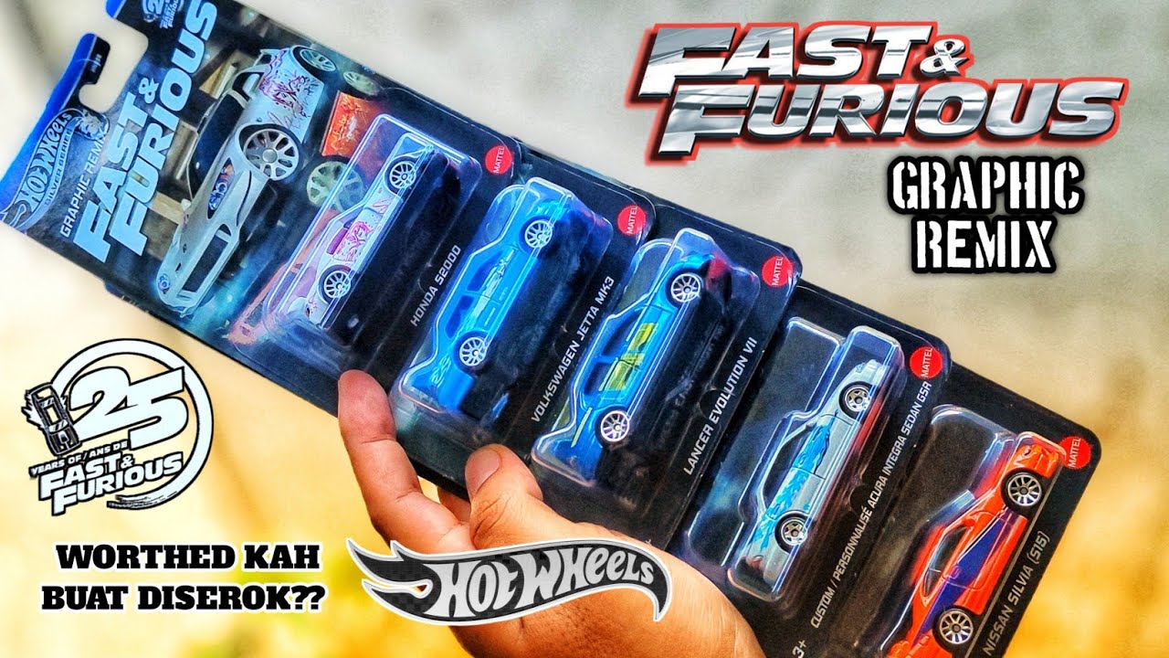 Eps782 FAST & FURIOUS GRAPHIC REMIX SERIES HOT WHEELS 2025 | GANTI WARNA DOANG? DIHUJAT APA DIBURU?