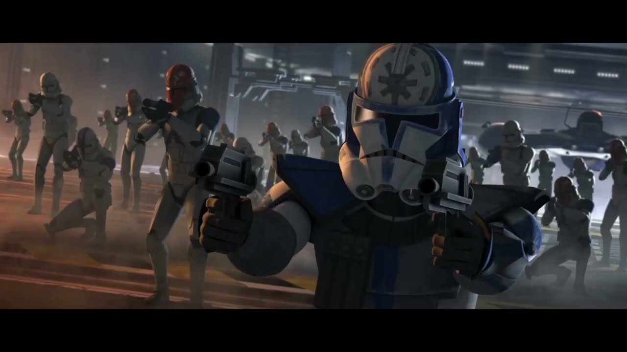 Star Wars The Clone Wars - Ahsoka & Rex fliehen von dem Kreuzer