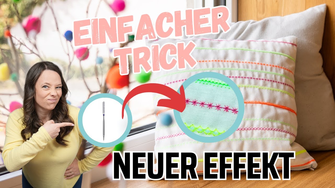 Diese Technik kennt kaum jemand – und sie funktioniert auf JEDER Nähmaschine! 😱🧵 | Hohlsaumnadel