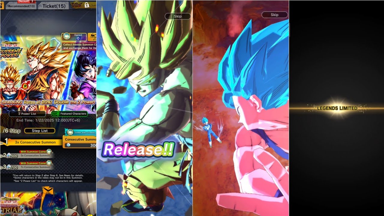 Legends Limited Super Saiyan 2 Goku Banner Summon | Dragon Ball Legends