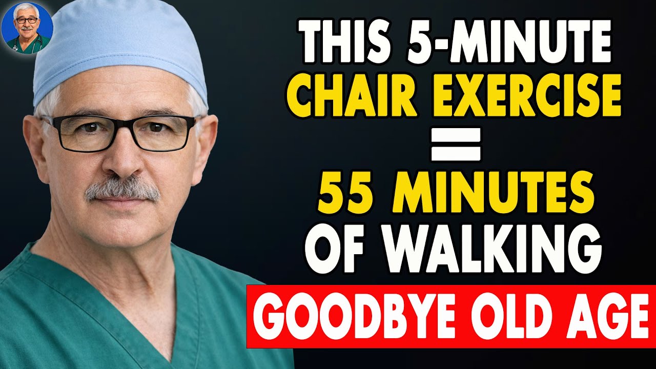 Surgeon Reveals: THIS 5-Minute Chair Exercise = 55 Minutes of WALKING After 60 | Senior Health