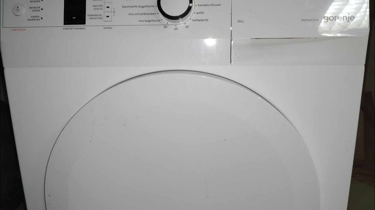 Сушильная машина Gorenje D845B.Выключается и пишет Full