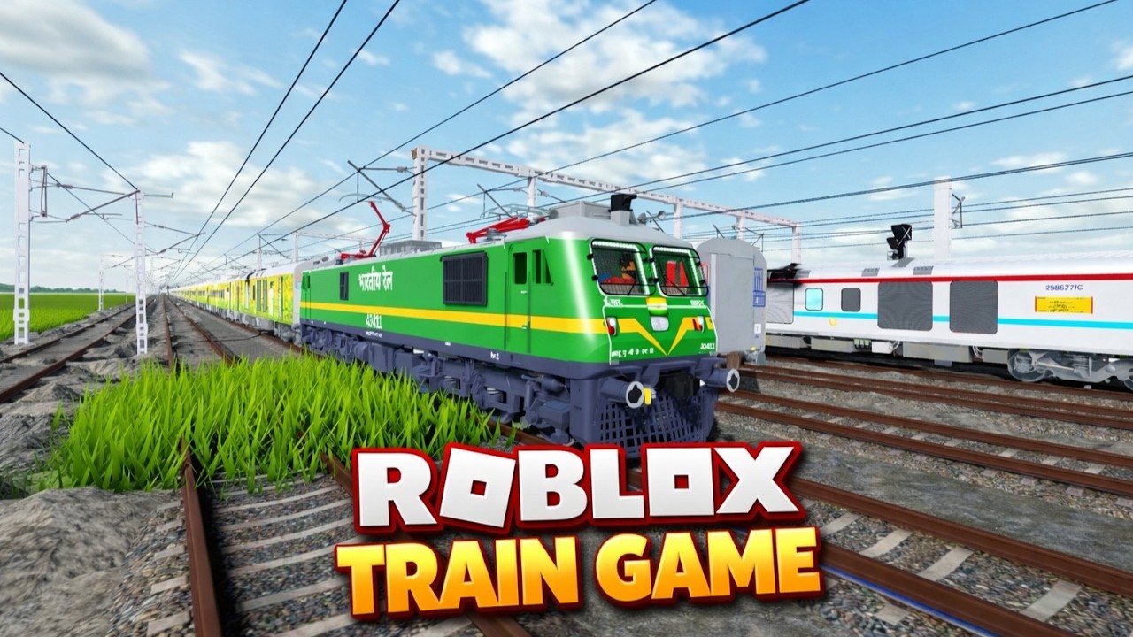 INDIAN TRAIN SIMULATOR ON ROBLOX | IR SIM | REALISTIC GAMEPLAY