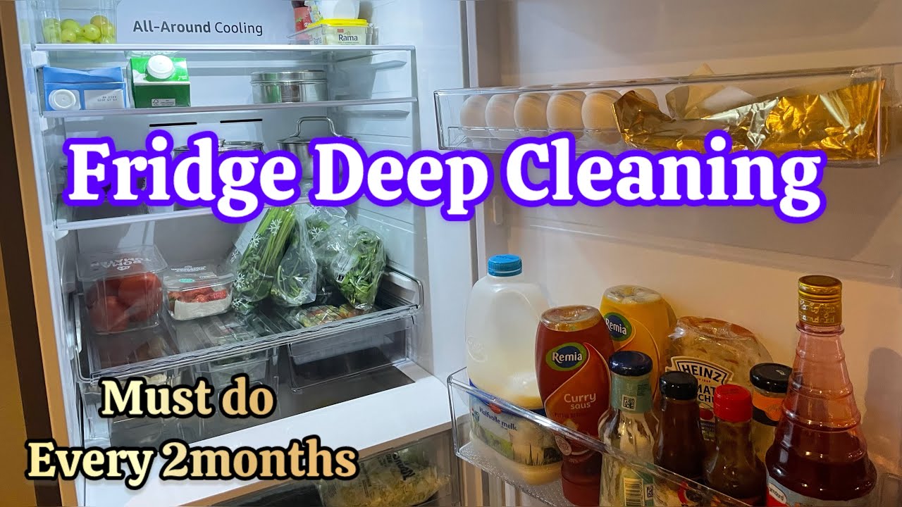 🧼✨ Monthly Fridge & Freezer Deep Cleaning! | Easy & Effective Tips 🥶