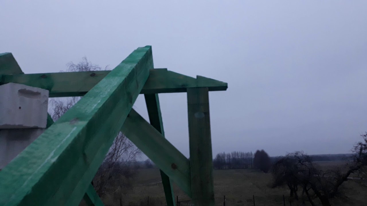 Czy krokwie są układane r&oacute;wno? Więźba dachowa samemu.