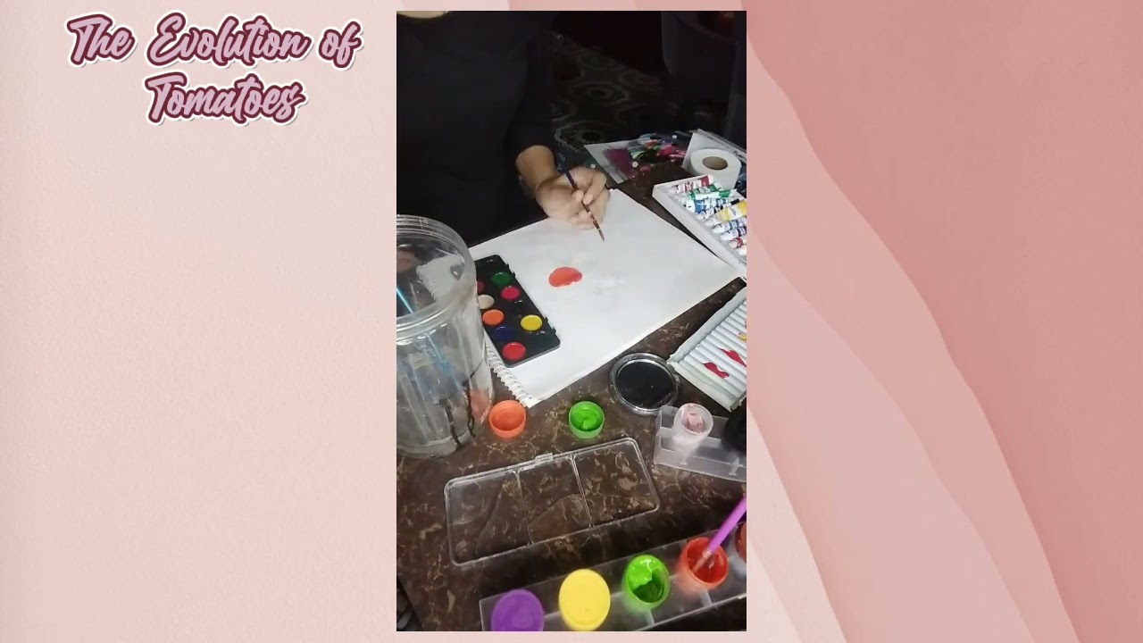 The Evolution of Tomatoes 🍅 | Painting (throwbackvideo)