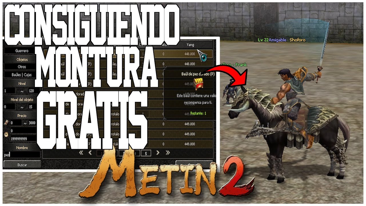 [SERPENT] COMO CONSEGUIR TU MONTURA GRATIS | METIN2 | DÍA 3 @Shoforo