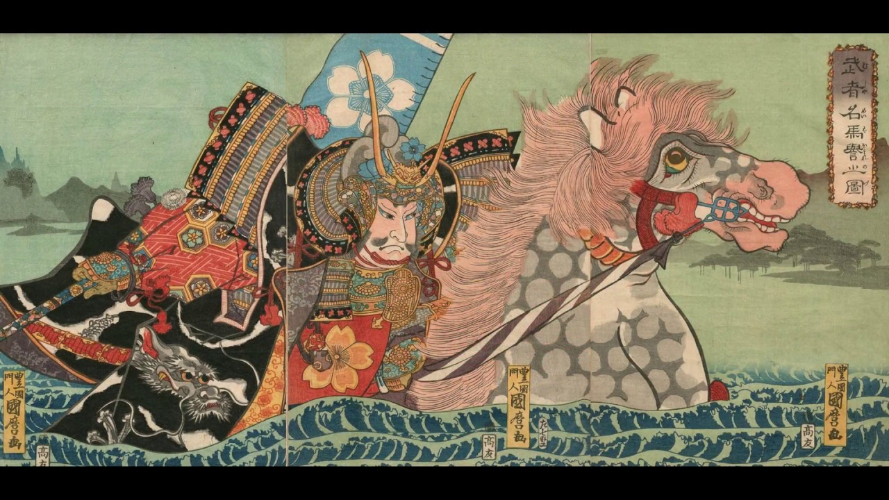 Honno-ji (Biwa set to Ukiyo-e)
