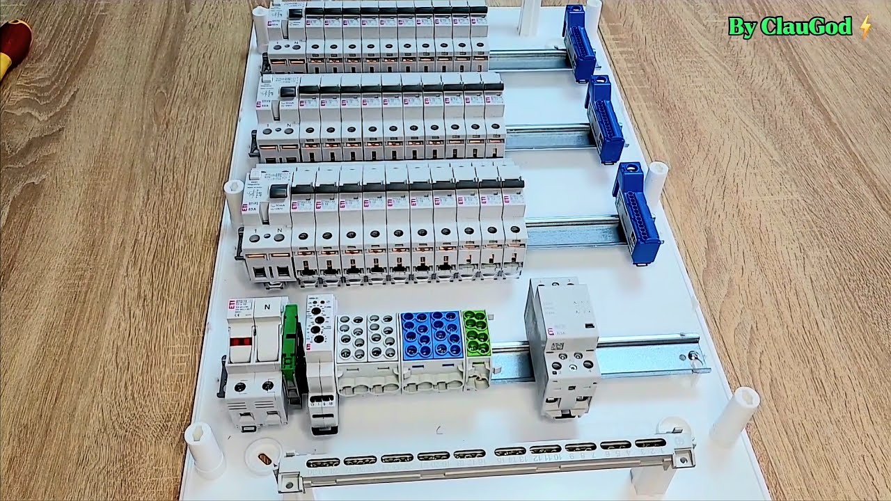 Realizare tablou electric monofazat - Partea 1