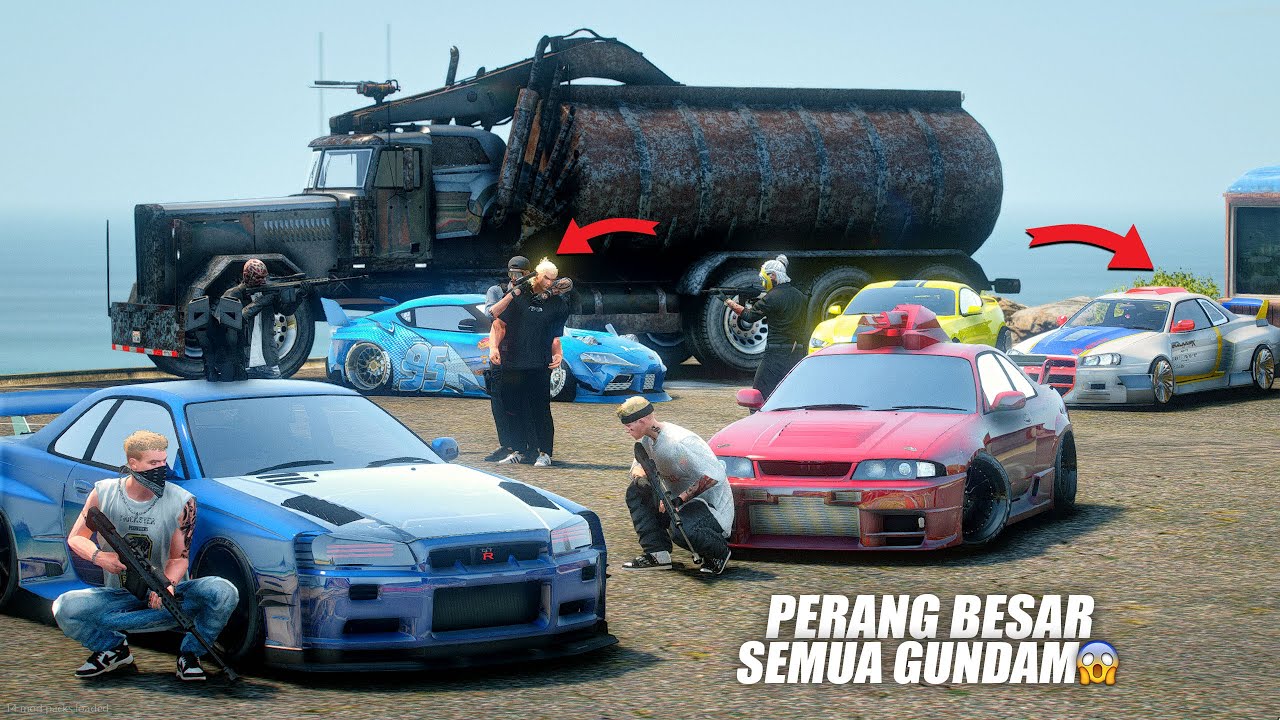 PERANG BESAR KITA SEMUA BERSATU UNTUK MELAWAN MUSUH TERKUAT !! GTA 5 ROLEPLAY