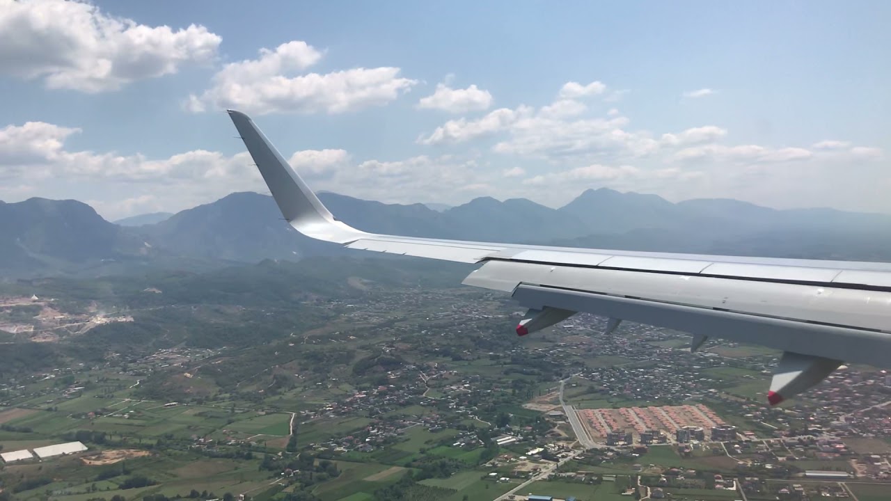 Landing at Tirana International Airport | TIA|  Albania | BA2650
