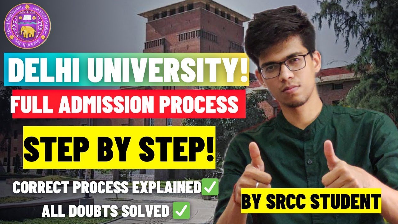 Delhi University admission process 2024| STEP by STEP process explained🔥|DU admission 2024|CUET 2024