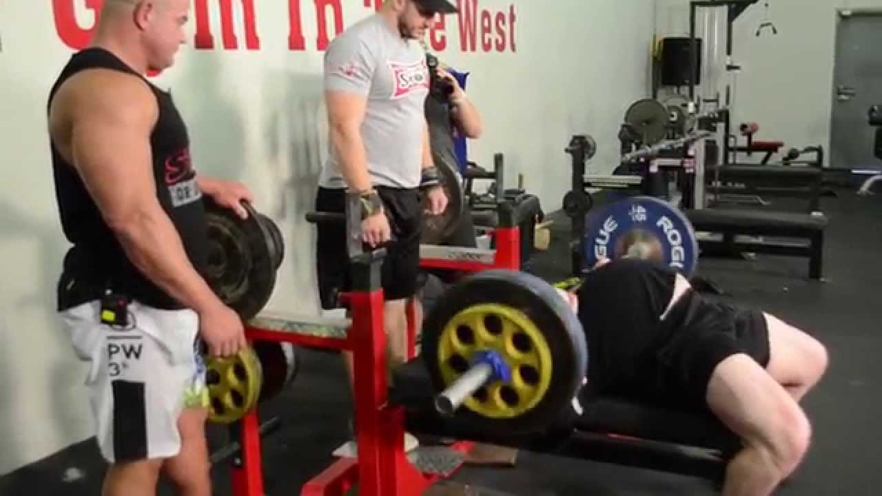 Benching at Super Training Gym!